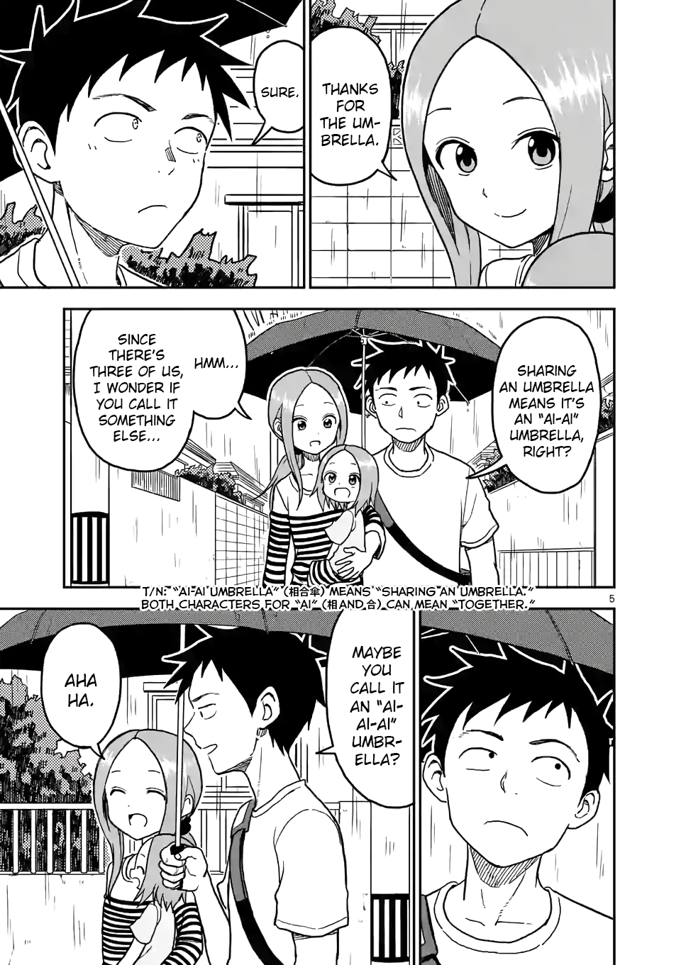 Karakai Jouzu no (Moto) Takagi-san Chapter 108 5